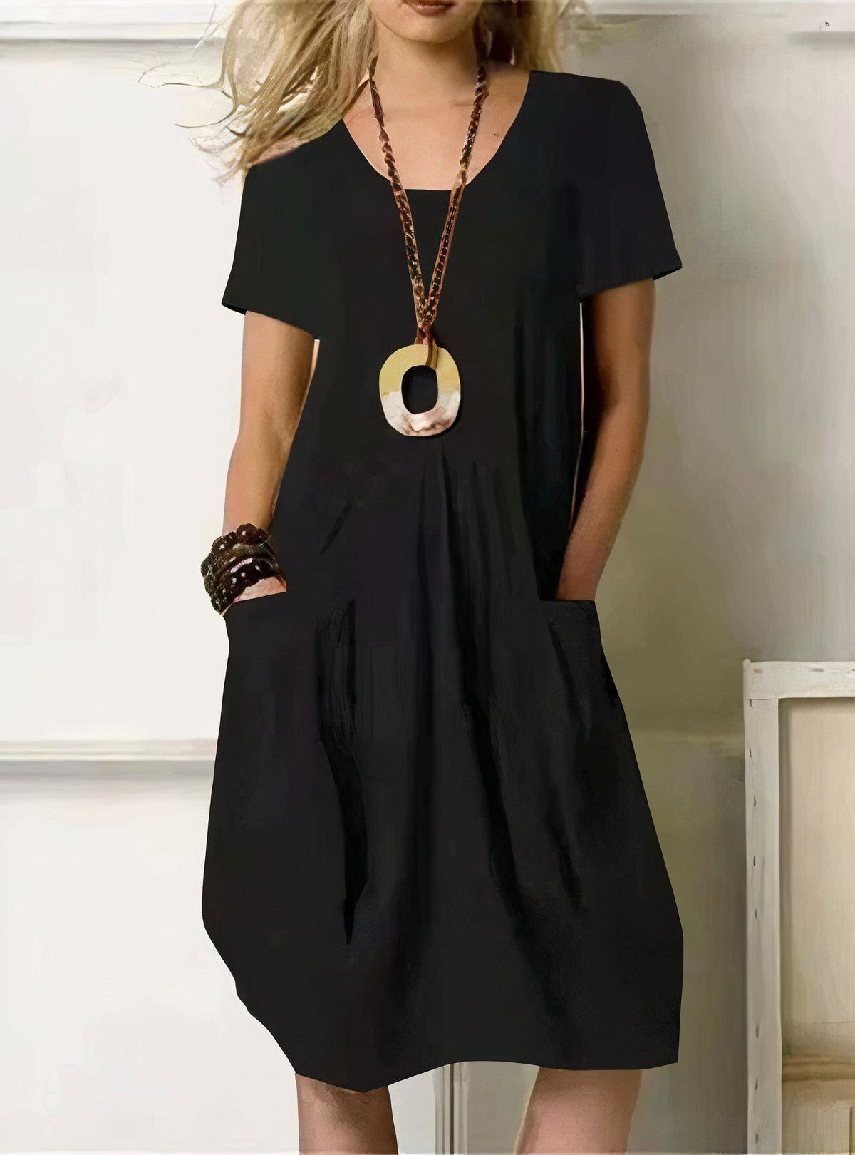 Jenna - Relaxed-Fit Dress with Pockets
