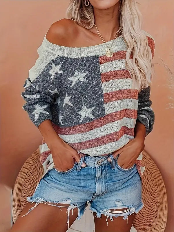 Amanita - Flag Knit Sweater