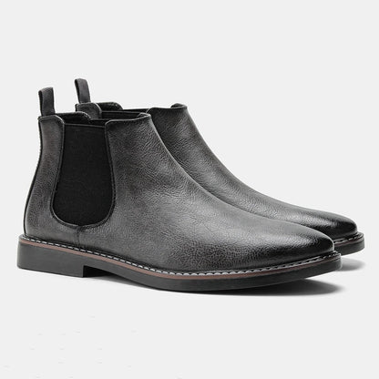 Wayne - Men's Leather Chelsea Boots