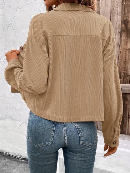 Nichola - Long-Sleeve Button-Up Jacket