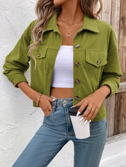 Nichola - Long-Sleeve Button-Up Jacket