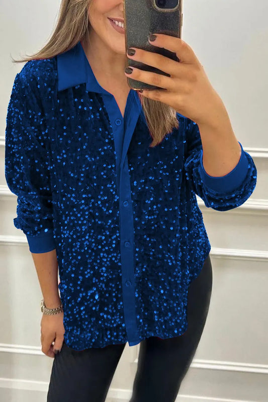 Ciara - Sequin Shirt