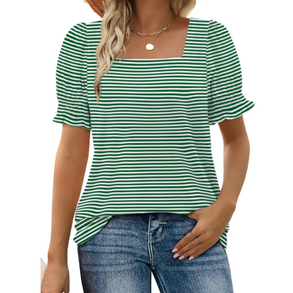 Josephine - Ruffle-Sleeve Summer Top