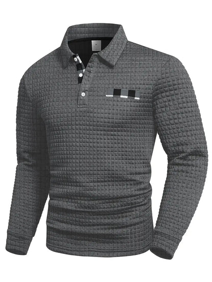 Hudson - Men's Long-Sleeve Polo