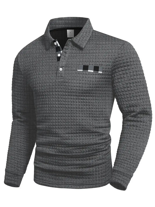 Hudson - Men's Long-Sleeve Polo