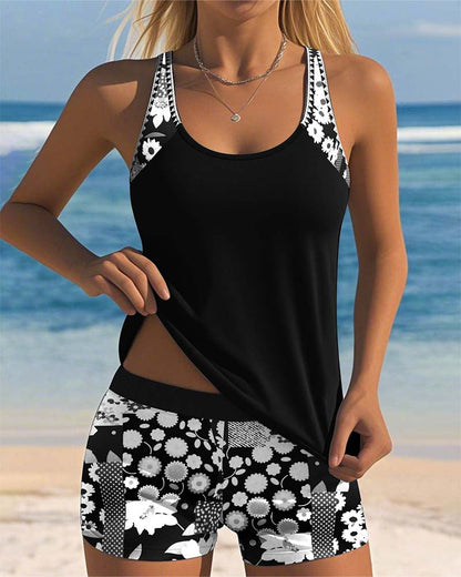 Sabrina - Floral Two-Piece Swimsuit