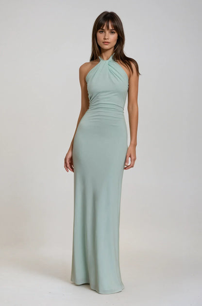 Zuzia - Halter-Neck Maxi Dress