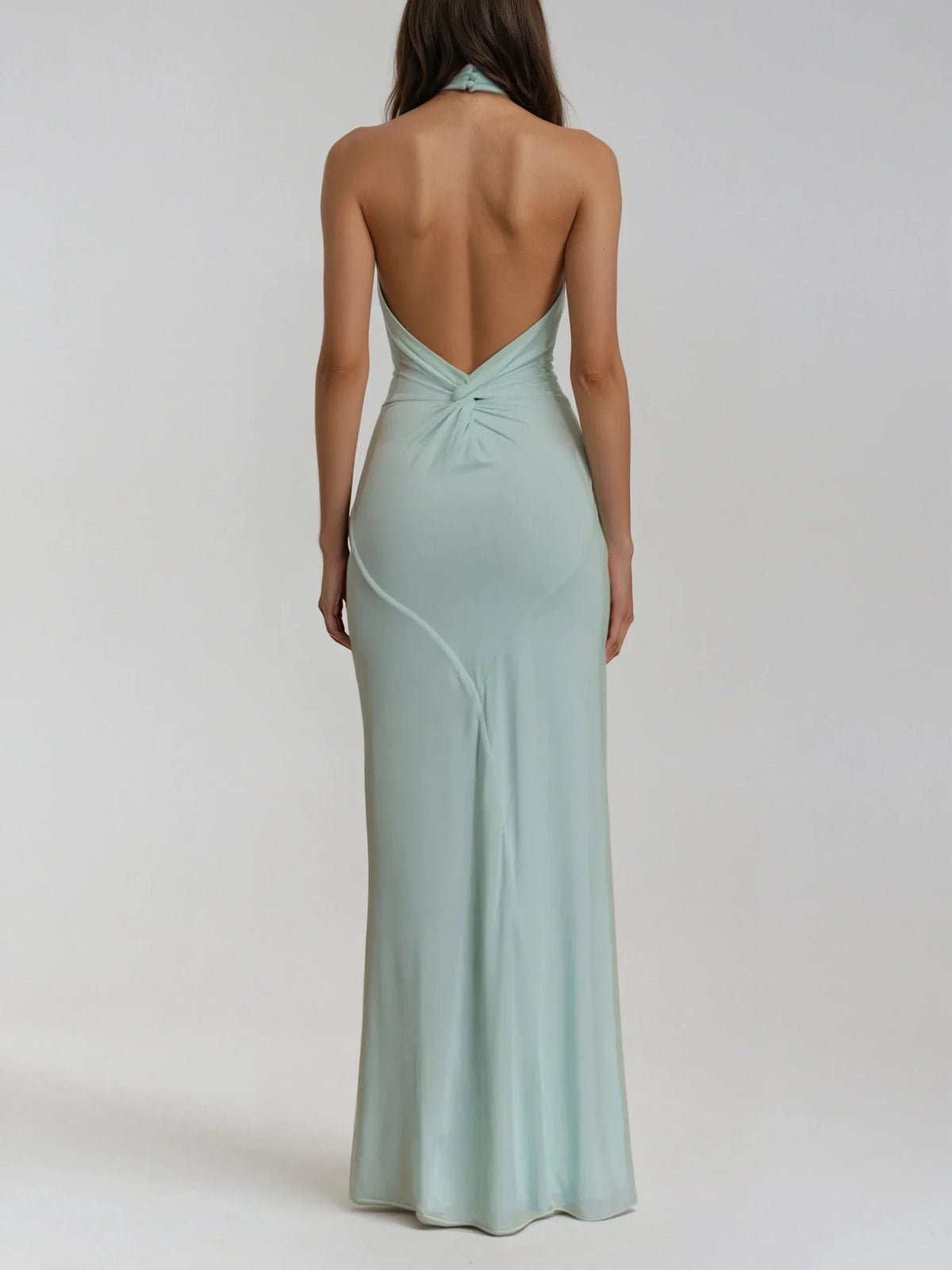 Zuzia - Halter-Neck Maxi Dress