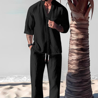 Men's Two-Piece Top and Pants Set