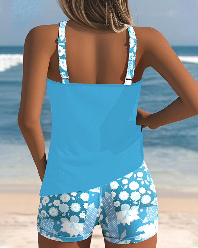 Sabrina - Floral Two-Piece Swimsuit