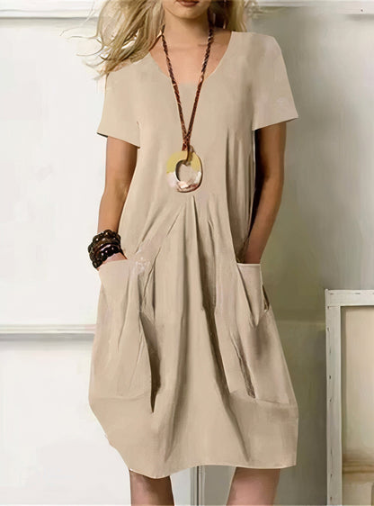 Jenna - Relaxed-Fit Dress with Pockets