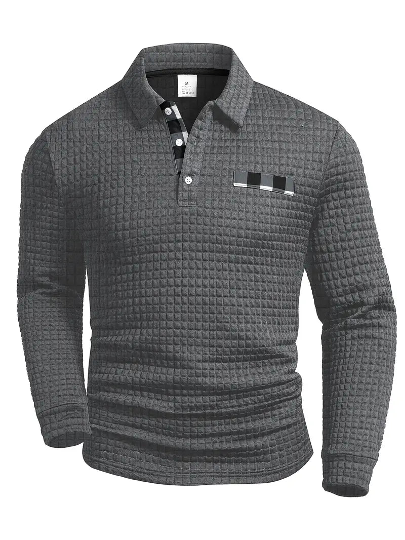 Hudson - Men's Long-Sleeve Polo