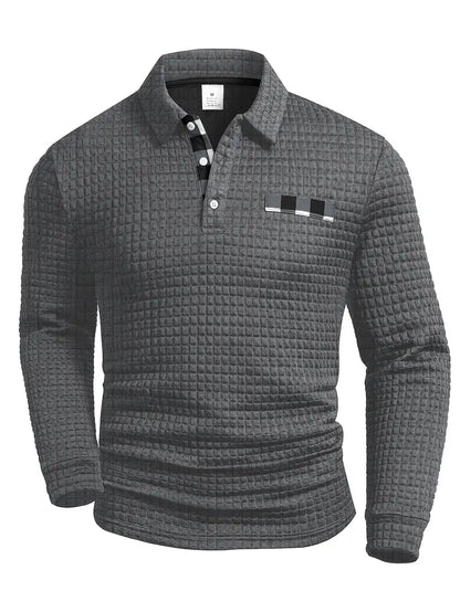 Hudson - Men's Long-Sleeve Polo