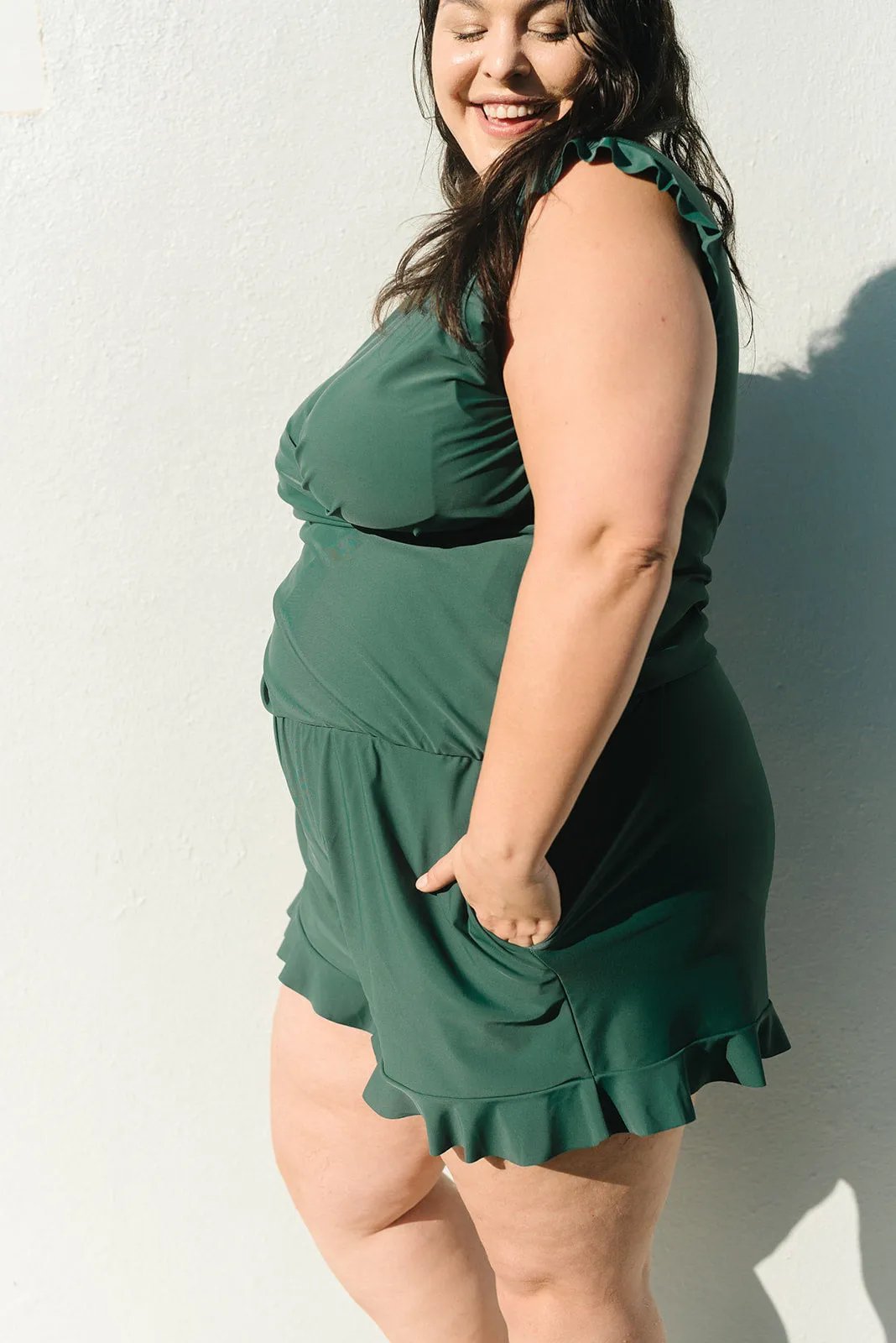 Lola - Ruffled One-Piece Swimsuit