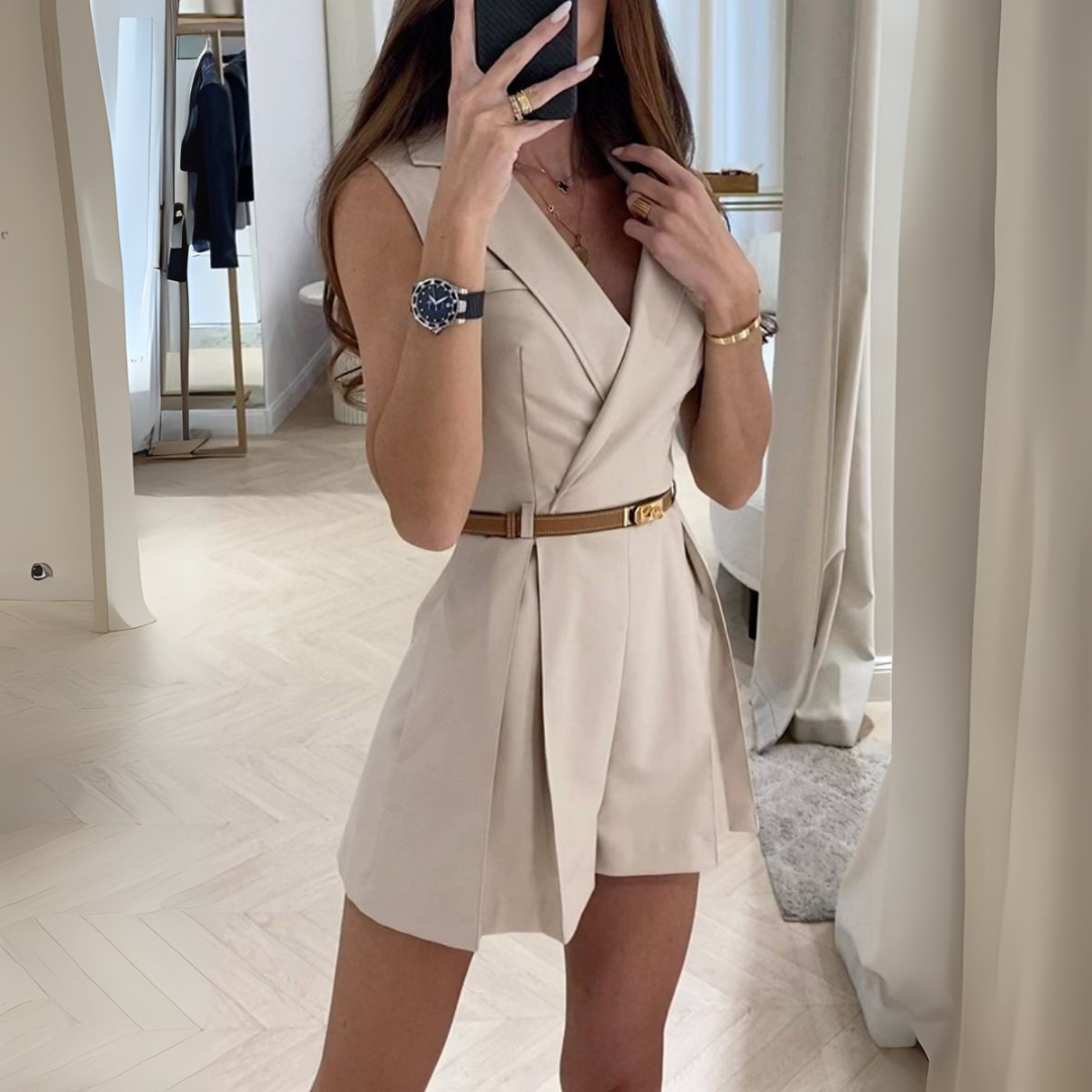 Mia - Belted Jumpsuit