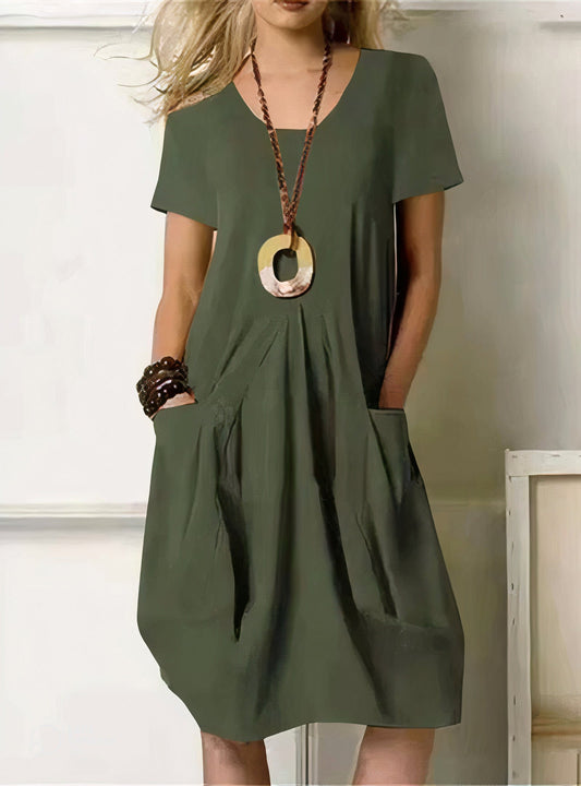 Jenna - Relaxed-Fit Dress with Pockets