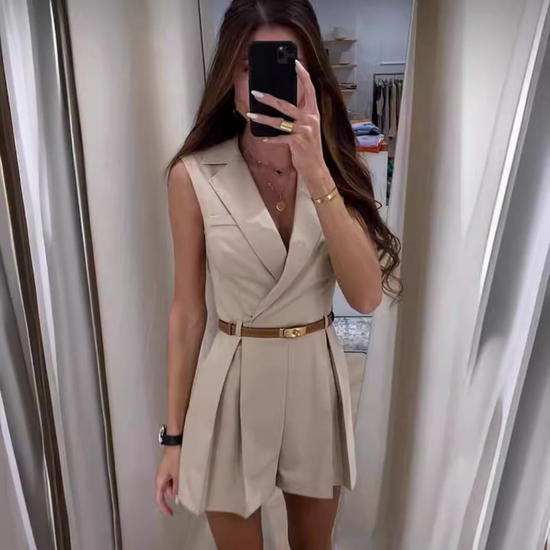 Mia - Belted Jumpsuit