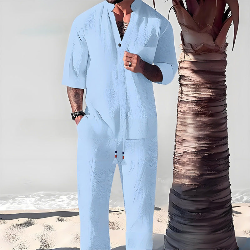 Men's Two-Piece Top and Pants Set