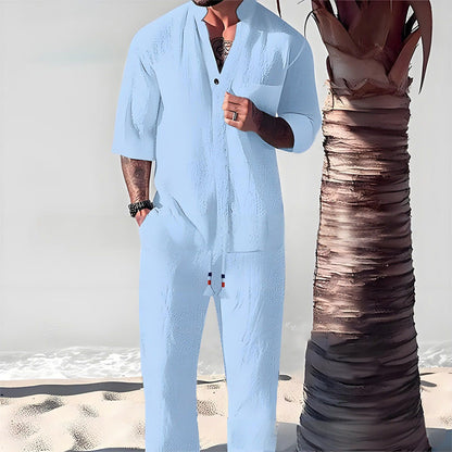 Men's Two-Piece Top and Pants Set