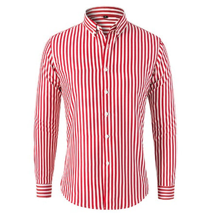 Dylan - Men's Striped Slim-Fit Shirt