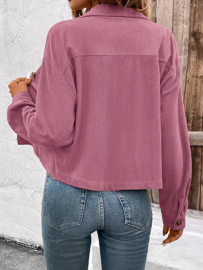 Nichola - Long-Sleeve Button-Up Jacket