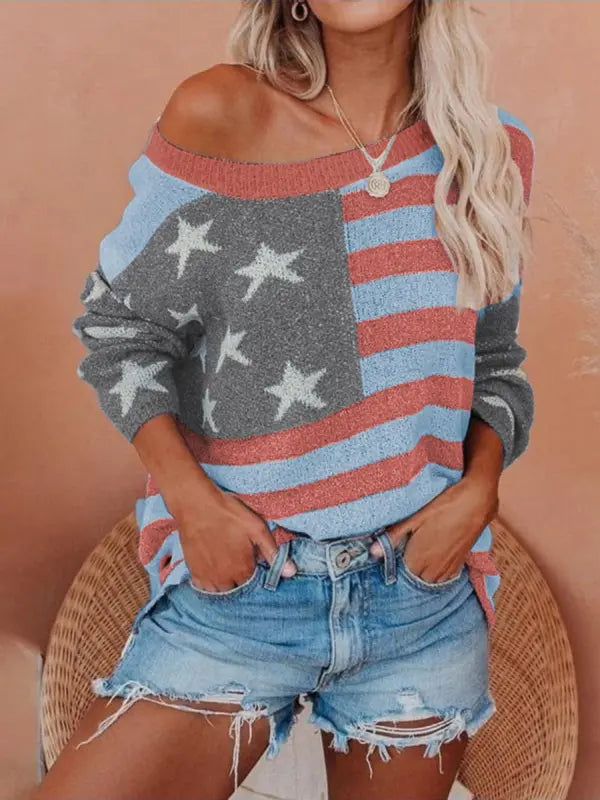 Amanita - Flag Knit Sweater