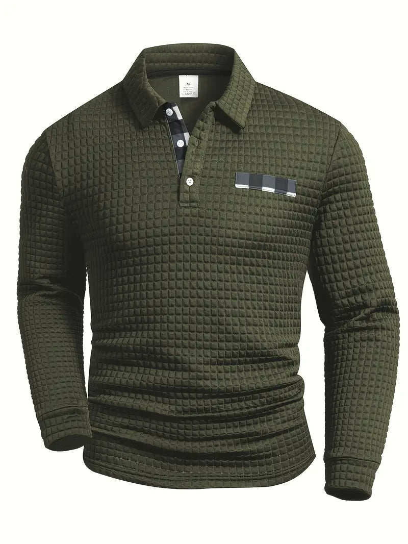 Hudson - Men's Long-Sleeve Polo