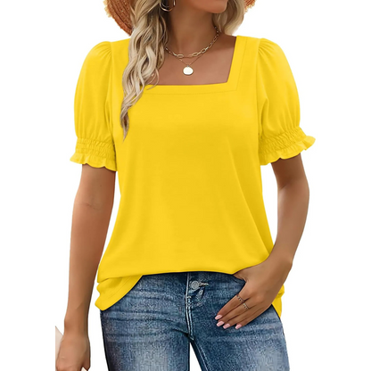 Josephine - Ruffle-Sleeve Summer Top