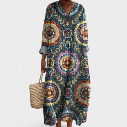 Graciete - Boho Print Dress