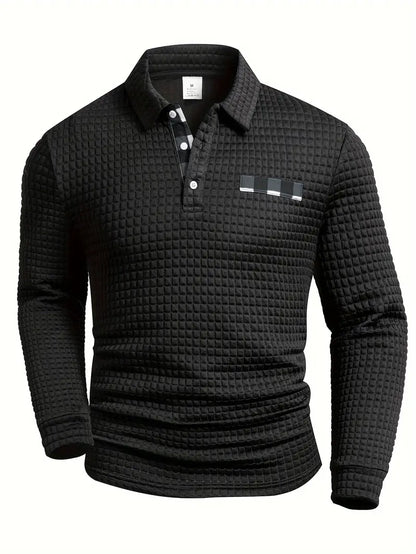 Hudson - Men's Long-Sleeve Polo