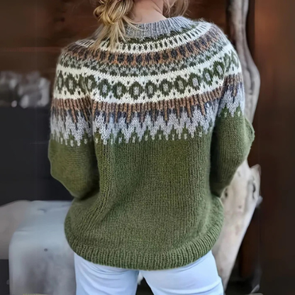 Maud - Winter Pattern Knit Sweater