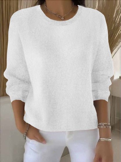 Livia - Fine-Knit Crewneck Sweater