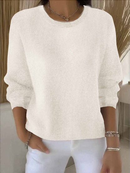 Livia - Fine-Knit Crewneck Sweater