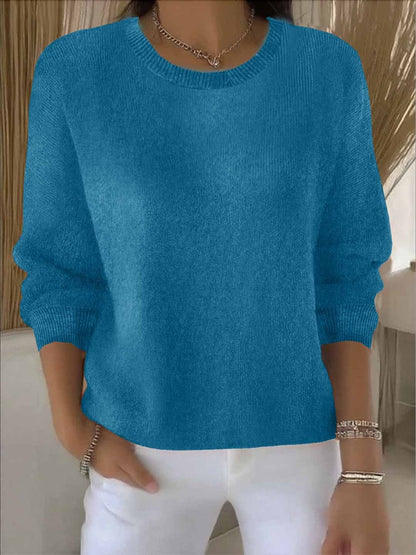 Livia - Fine-Knit Crewneck Sweater