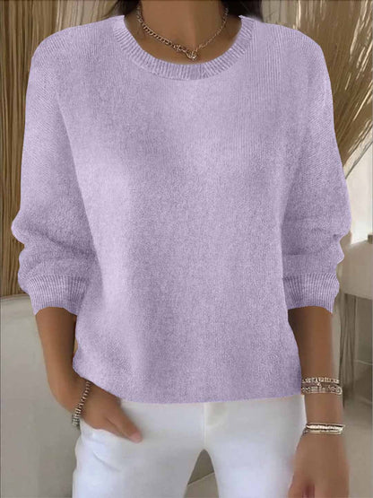 Livia - Fine-Knit Crewneck Sweater