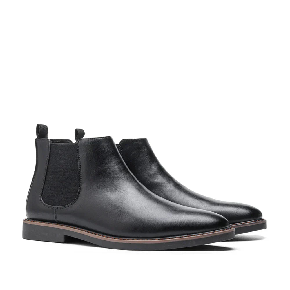 Wayne - Men's Leather Chelsea Boots