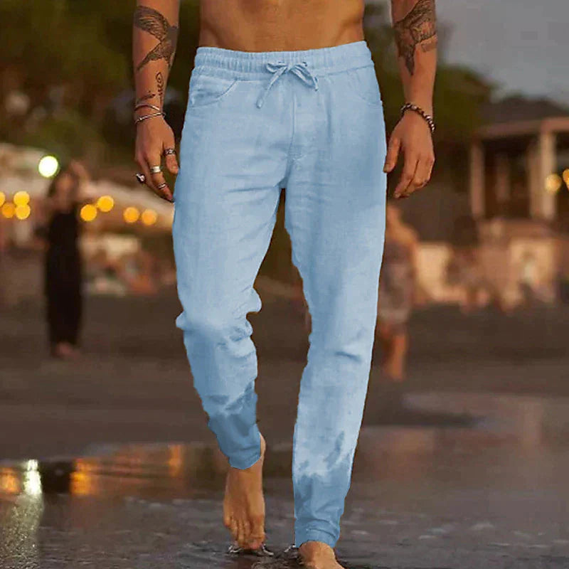 Hugo - Men's Linen Beach Pants