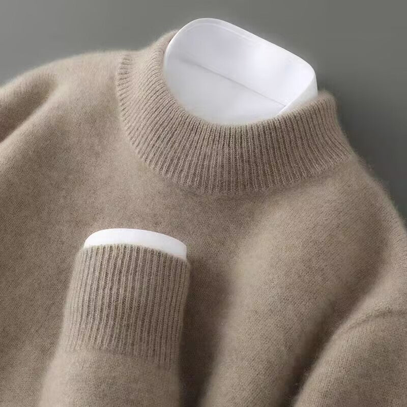 Silvia - Brown Cashmere Blend Sweater