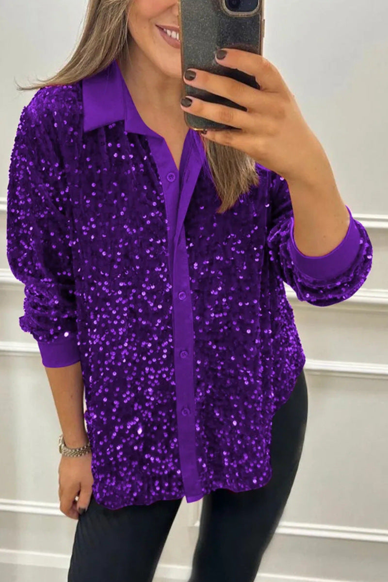 Ciara - Sequin Shirt