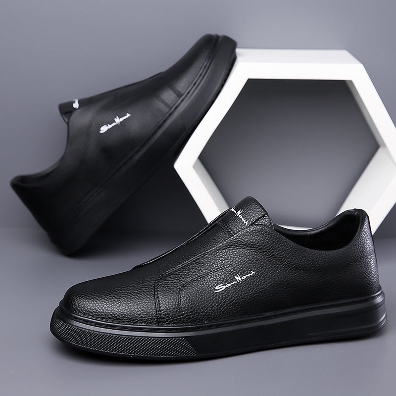 Grayson - Men's Leather Slip-On Shoes