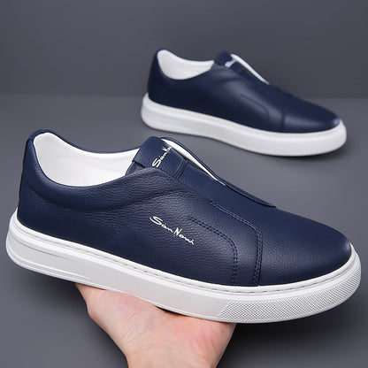 Grayson - Men's Leather Slip-On Shoes