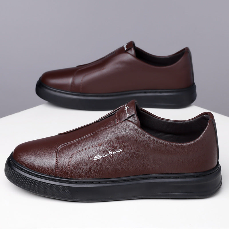 Grayson - Men's Leather Slip-On Shoes