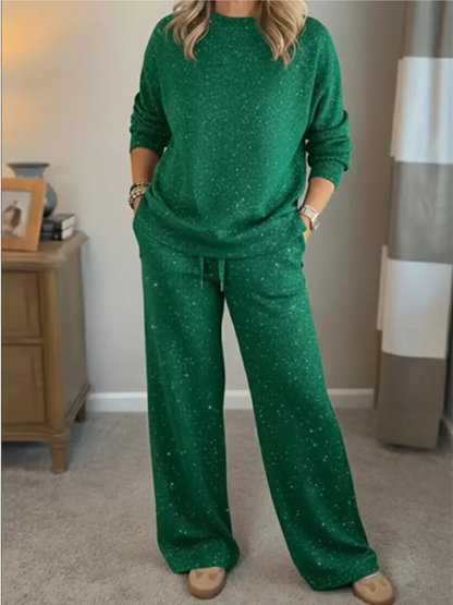 Lana - Knit Sweater and Pants Set