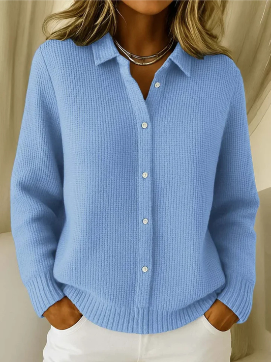 Livia - Fine-Knit Button Cardigan