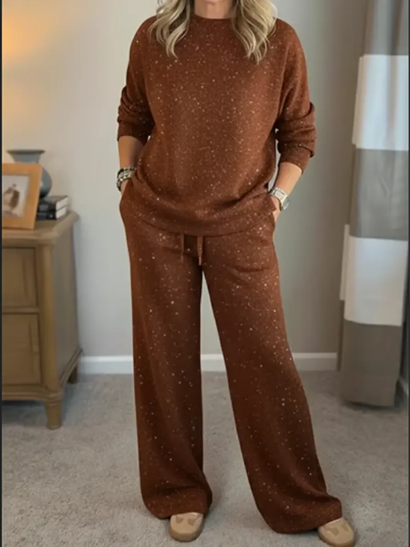 Lana - Knit Sweater and Pants Set