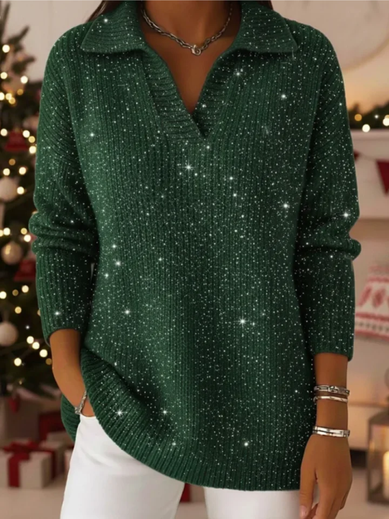 Livia - Sparkling Christmas Sweater