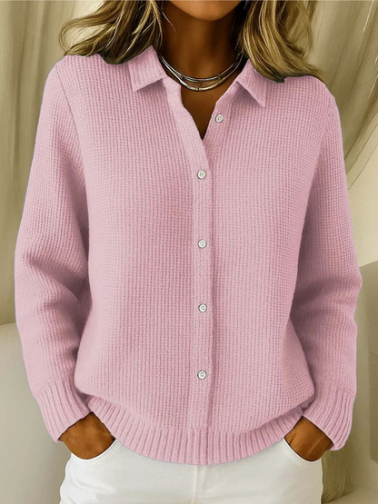 Livia - Fine-Knit Button Cardigan