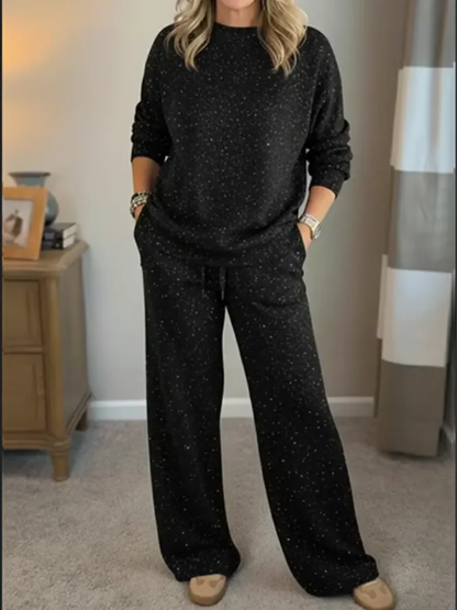 Lana - Knit Sweater and Pants Set