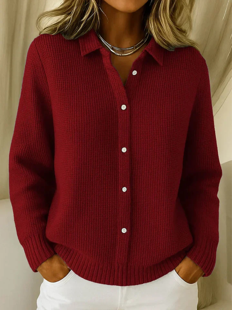 Livia - Fine-Knit Button Cardigan
