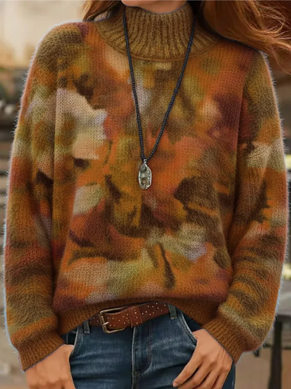 Elena - Mélange Knit Sweater